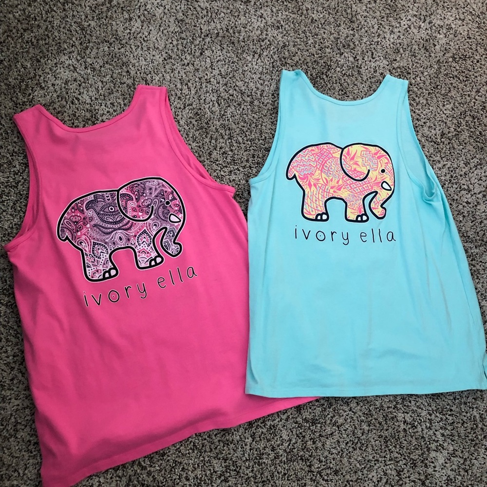 Ivory Ella tank tops
